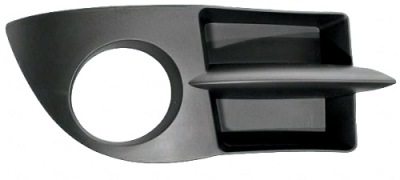 Решітка  решітка бампера renault clio 06- права фаркоп фото №1