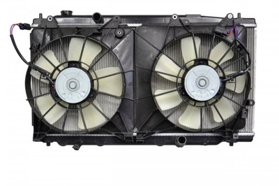 Новий комплект радіатор вентилятор honda city 08-15 фото №1