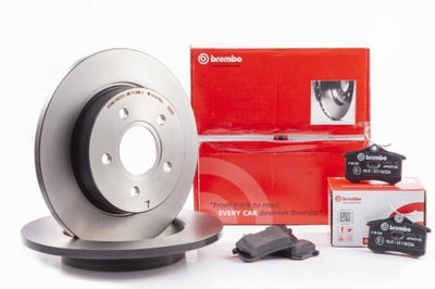 DISCS PADS BREMBO REAR VOLVO S60 II S80 II WENTY - milautoparts-fr.ukrlive.com