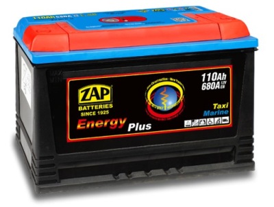 Акумулятор zap energy plus 110ah marine camper фото №1