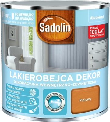 SADOLIN LAKIEROBEJCA DEKOR PINIOWY 1L WAW PROMOCJA5