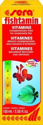 Sera fishtamin 100ml skondensowane witaminy dla ry