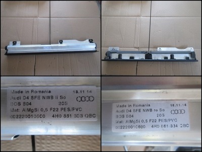 CURTAIN DOOR AUDI A8 4H0 4H0861333 4H0861334 - milautoparts-fr.ukrlive.com