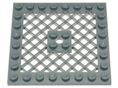 LEGO Płytka z siatką 8x8 4151b szara ciemna