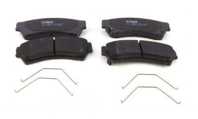 Trw тормозные колодки перед mazda 6 gg gh фото №1