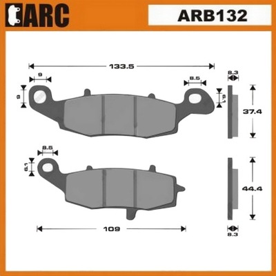 SABOTS DE FREIN DE FREIN AVANT SUZUKI SV650 GSF400 GSR750 - milautoparts-fr.ukrlive.com