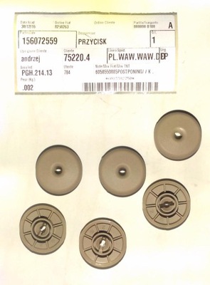 ALFA ROMEO 159 CLAMP CAPS SEAT WIRES 559 - milautoparts-fr.ukrlive.com