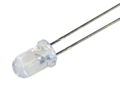 dioda żarówka LED Super jasna clear 3 mm 12V do przycisk nawiew licznik itp
