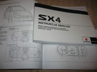 SUZUKI SX4 POLSKA MANUAL SERVICE SX 2006-2009  