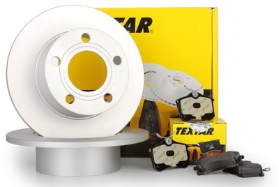 2× TEXTAR 92116203 DISQUE DE FREIN + SABOTS DE FREIN DE FREIN TEXTAR 2446501 - milautoparts-fr.ukrlive.com