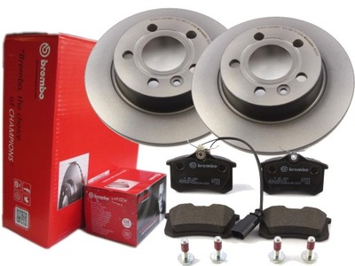 2× BREMBO 08.6935.11 DISQUE DE FREIN + SABOTS DE FREIN DE FREIN ARRIÈRE 87X53X17 MM AVEC PAR CAPTEUR 205 MM - BREMBO - milautoparts-fr.ukrlive.com