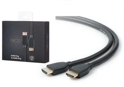 KABEL HDMI TECHLINK 1m, UHD, 4K, 3D, HDMI 2.0