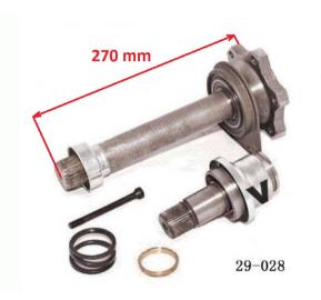 HALF-AXLE RIGHT SHAFT INTERMEDIARY SHARAN GALAXY ALHAMBRA - milautoparts-fr.ukrlive.com