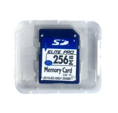 Nowa karta pamięci SD 256MB do starszych urządzeń