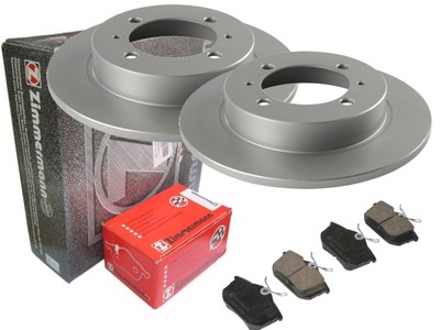 TARCZE + KLOCKI ZIMMERMANN TYŁ MITSUBISHI CARISMA - milautoparts-fr.ukrlive.com