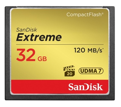SanDisk CF 32 GB Extreme 120MB/s Karta Pamięci