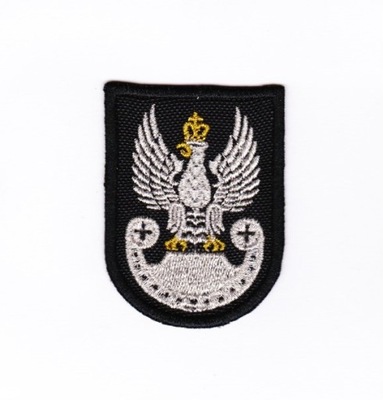 VAR ORZEŁ NA BERET DUŻY CZARNY