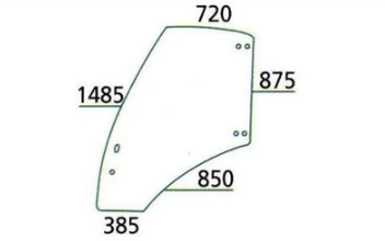 GLASS DEUTZ LAMBORGHINI SAME DOOR LEFT 04418951 - milautoparts-fr.ukrlive.com