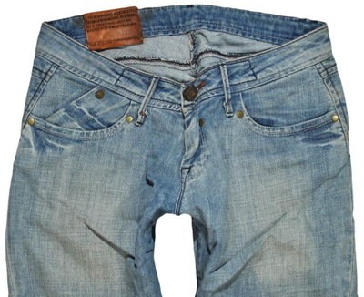 LEE spodnie LOW waist BLUE jeans CAPAY _ W28 L33