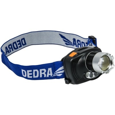 DEDRA L1010 LATARKA CZOŁOWA LED 3W CZUJNIK RUCHU