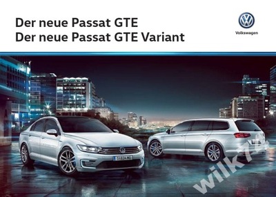 Volkswagen Vw Passat GTE prospekt 01 2016 