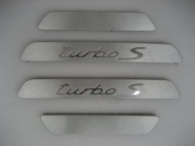 Porsche panamera turbo s 970 накладки пороговые фото №1