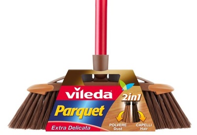 Vileda Miotła do parkietów Szczotka Parquet 2w1