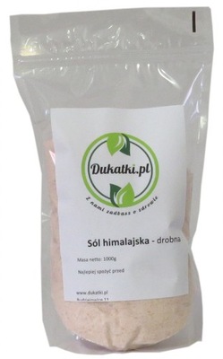Sól himalajska- drobna, różowa, zdrowa 1kg