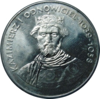 50 zł złotych K. Odnowiciel 1980 mennicza stan 1-