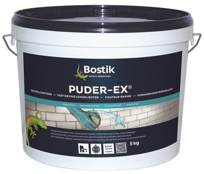 Bostik Puder-Ex - cement tamujący wycieki 1kg / Punktowe zatrzymanie wody