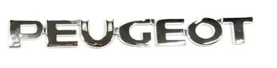 Emblemat znaczek logo napis PEUGEOT 203x24mm