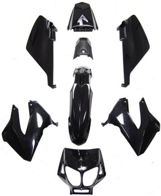 SET PLASTICS BLACK WING DERBI SENDA - milautoparts-fr.ukrlive.com