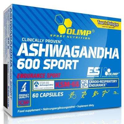 Olimp Ashwagandha 600 SPORT 60 kaps. ADAPTOGEN