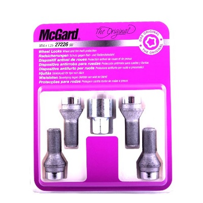 BOLT MCGARD M14X1.25 STOZKOWA KEYS 17 27 MM 4 PC. BMW - milautoparts-fr.ukrlive.com