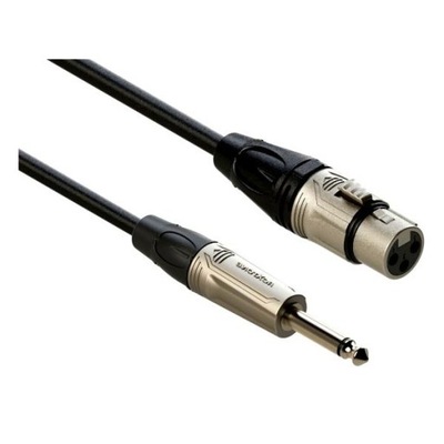 ROXTONE DMXJ210L3 Kabel mikrofonowy XLRf/duży jack