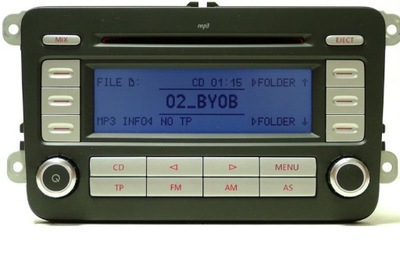 RADIO VW RCD300 MP3 GOLF V PASSAT B6 CADDY TOURAN  