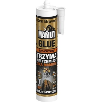 KLEJ MONTAŻOWY DO LISTEW MOCNY MAMUT DEN BRAVEN 290ml