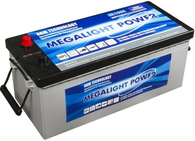 Akumulator MEGALIGHT AGM 140Ah zasilanie pieca CO