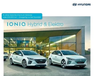 HYUNDAI IONIQ PROSPEKT MODÈLE 2017 AUSTRIA - milautoparts-fr.ukrlive.com