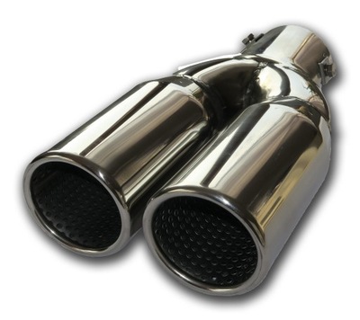 END EXHAUSTION FACING SILENCER INOX TWO-TUBE SPORTS TYPE WYGLAD - INOX  