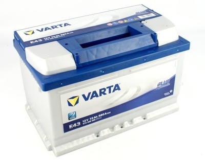 VARTA ACCUMULATEUR 12V 72AH/680A L- 278X175X175 BLUE DYNAMIC - milautoparts-fr.ukrlive.com