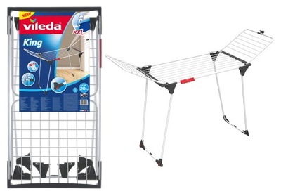 Vileda Suszarka na pranie King 20m linek kółka