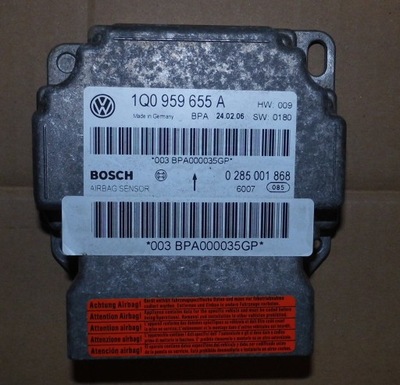 VW EOS MODULE CONTROL UNIT AIRBAG AIR BAGS 1Q0959655A  