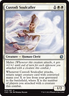 MTG 4x Custodi Soulcaller (Uncommon)