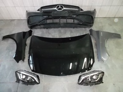 Mercedes a klasa 176 w176 amg рестайлинг  бампер комплектный фото №1