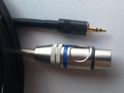 SHELLER kabel /stereo mini jack 3.5/XLRżeński 2m