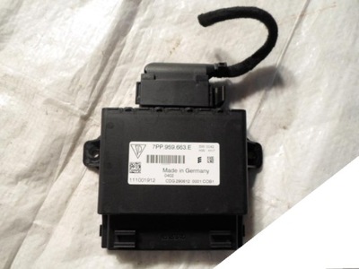 VW TOUAREG CONTROL UNIT MODULE VOLTAGE 7PP959663E - milautoparts-fr.ukrlive.com