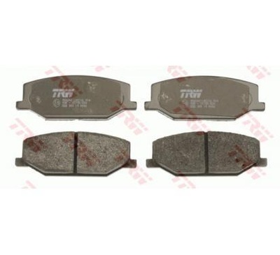 Trw gdb383 набір гальмівних колодок гальмівних, гальма дискові фото №1