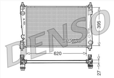 RADIATOR WATER OPEL COMBO 1.6 FIAT DOBLO DELTA - milautoparts-fr.ukrlive.com