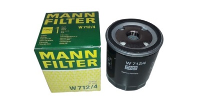 Mann фільтр оливи w712/4 renault laguna 2 3.0 v6 фото №1